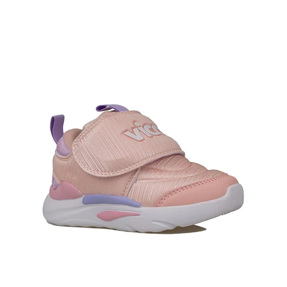 Vicco Pudra Mila Çocuk Ultra Hafif Cırtlı Sneaker - 1