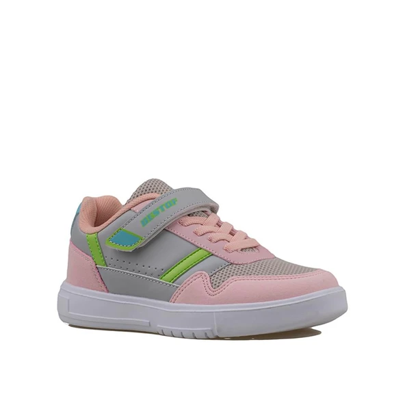 Trend Adımlar Pudra Comfort İçe Basma Destekli Unisex Çocuk Sneaker - 2