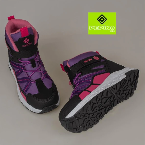 Pepino Lila Unisex Kauçuk Kaymaz Taban Çocuk Bot - Resim 4