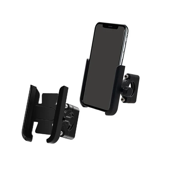 VEXO USB’li Alüminyum Telefon Tutucu – Gidon Bağlantılı (CS-856C1 açık model) - 1