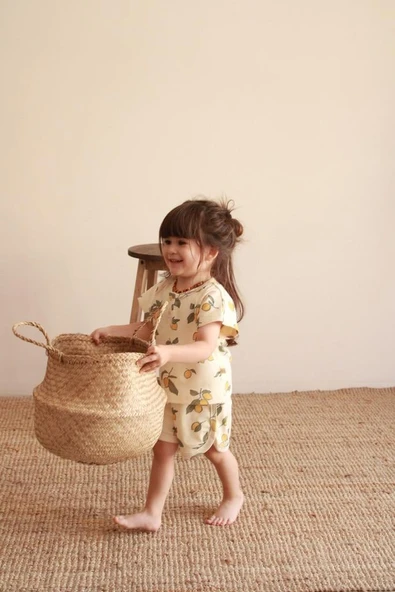 Limon Baskı Kaşkorse Alt Üst Takım - 7