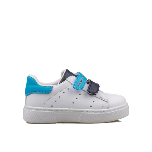 Trend Adımlar Mavi Erkek Çocuk Mevsimlik Cırtlı Sneaker ürün görseli