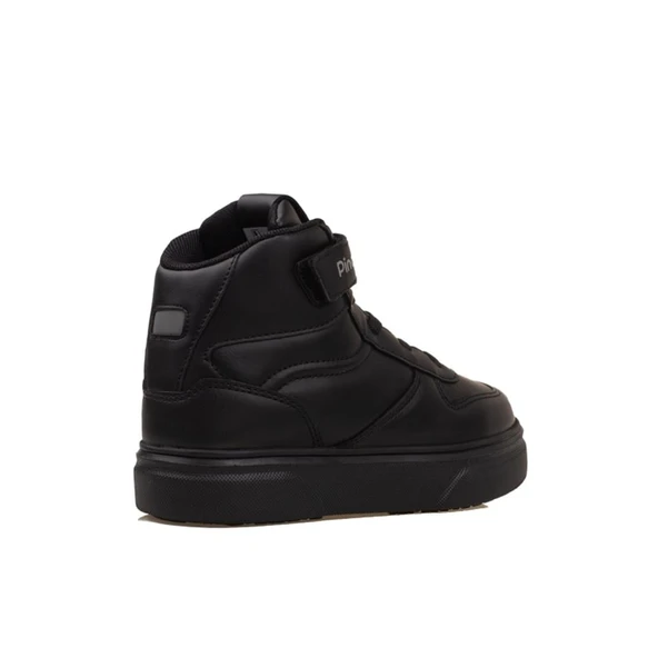 Pinokyo Siyah Memory Foam Hafif Çocuk Boğazlı Sneaker - 4