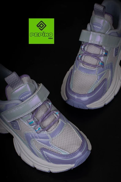 Pepino Lila Kalın Taban Blanc Unisex Çocuk Sneaker - Resim 5