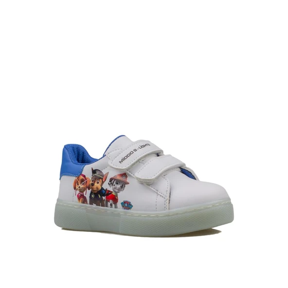 Trend Adımlar Saks Mavi Unisex Çocuk Işıklı Sneaker - 2