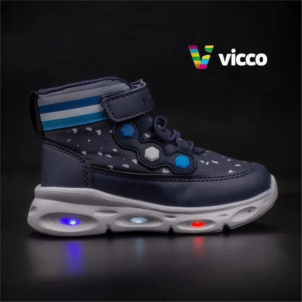 Vicco Lacivert Mizu Işıklı Bebe Phylon Bot - Resim 5
