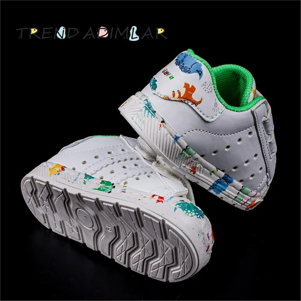 Trend Adımlar Yeşil Hero İlk Adım Bebe Sneaker - 6