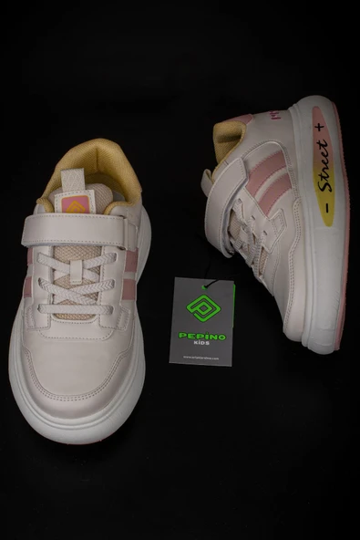 Pepino Krem Street Unisex Çocuk Spor Ayakkabı - Resim 5
