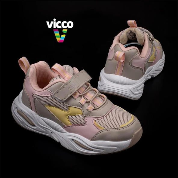 Vicco Bej Phylon Brenda Çocuk Spor Ayakkabı - 6