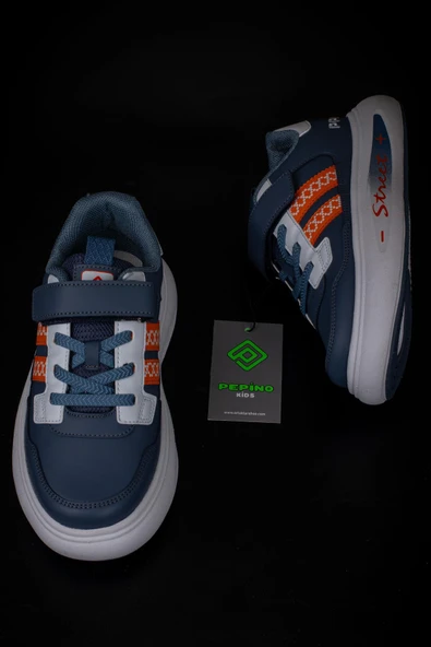 Pepino Mavi Street Unisex Çocuk Spor Ayakkabı - 4
