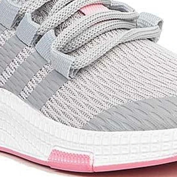 Trend Adımlar Gri Unisex Patik Lastikli Çocuk Spor Ayakkab - 4