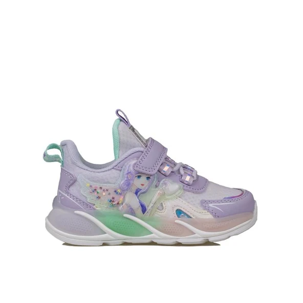 Pepino Lila Kız Çocuk Işıklı Patik Sneaker - 1