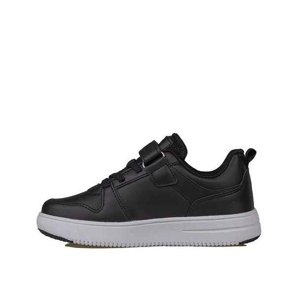 Pepino Siyah-Beyaz Ultra Hafif Düz Unisex Çocuk Sneaker - 3