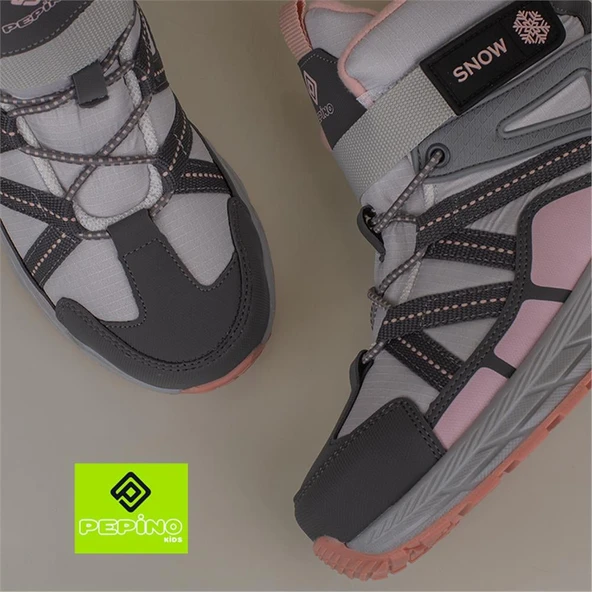 Pepino Gri Unisex Kauçuk Kaymaz Taban Çocuk Bot - Resim 7