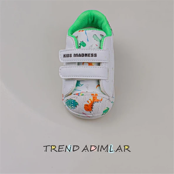 Trend Adımlar Yeşil Hero İlk Adım Bebe Sneaker - 4