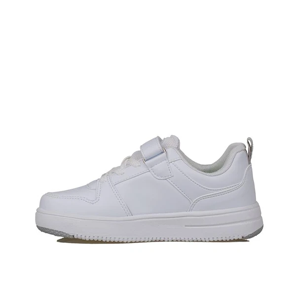 Pepino Beyaz Ultra Hafif Düz Unisex Çocuk Sneaker - Resim 3
