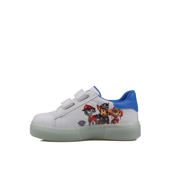 Trend Adımlar Saks Mavi Unisex Çocuk Işıklı Sneaker - 3