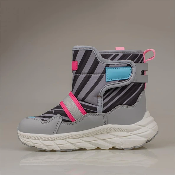 Vicco Gri Karoo Unisex Çocuk Yünlü Ultra Hafif Kar Botu - Resim 3