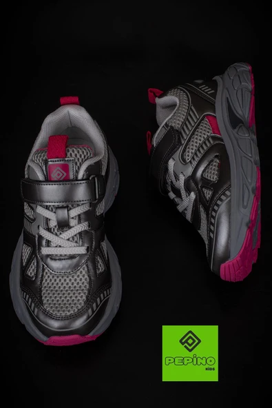 Pepino Platin Kalın Kaymaz Taban Hafif Çocuk Sneaker - 4