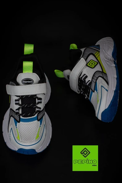 Pepino Beyaz Kalın Taban Blanc Unisex Çocuk Sneaker - 4