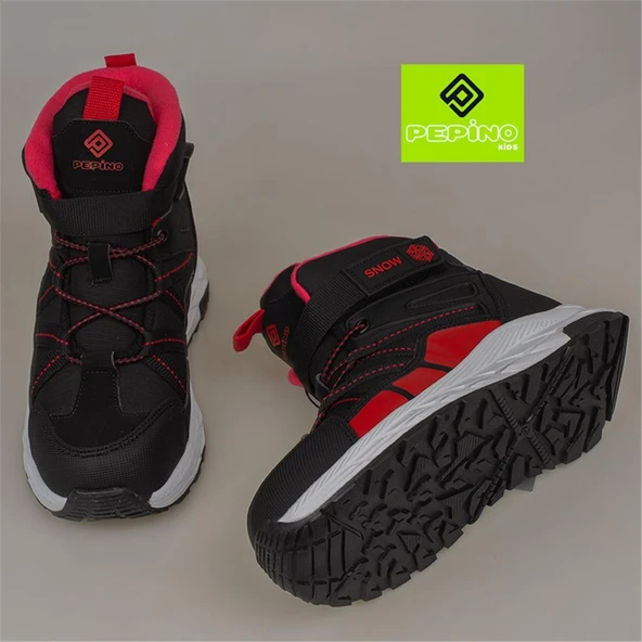 Pepino Kırmızı Unisex Kauçuk Kaymaz Taban Çocuk Bot - Resim 6