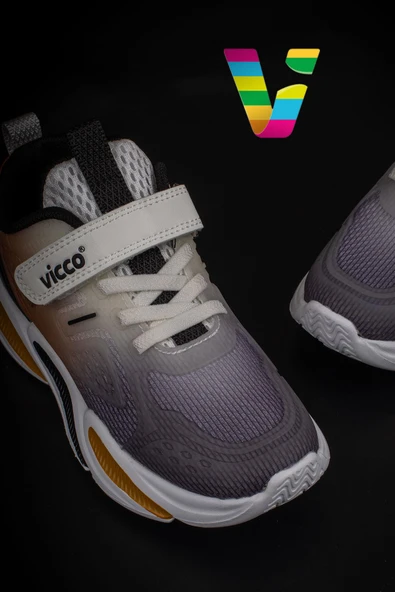 Vicco Siyah Samur Unisex Ultra Hafif Sneaker - Resim 6