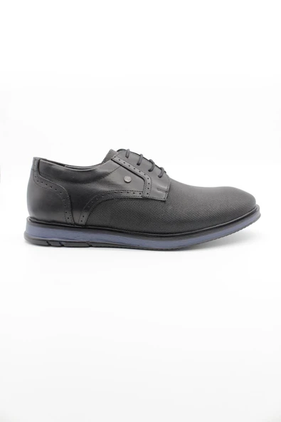 Siyah Hakiki Deri Bağcıklı Classic Ayakkabı 1033250186 ürün görseli