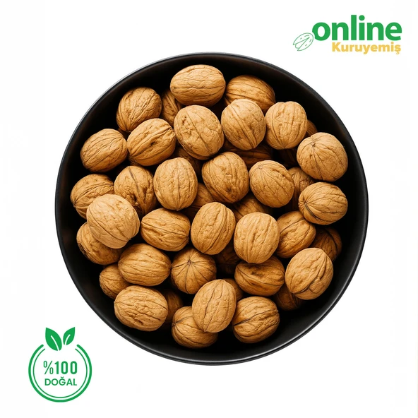 Online KuruyemişKabuklu Ceviz Jumbo 500 gr (30-35 mm en) (35-40 mm yükseklik)