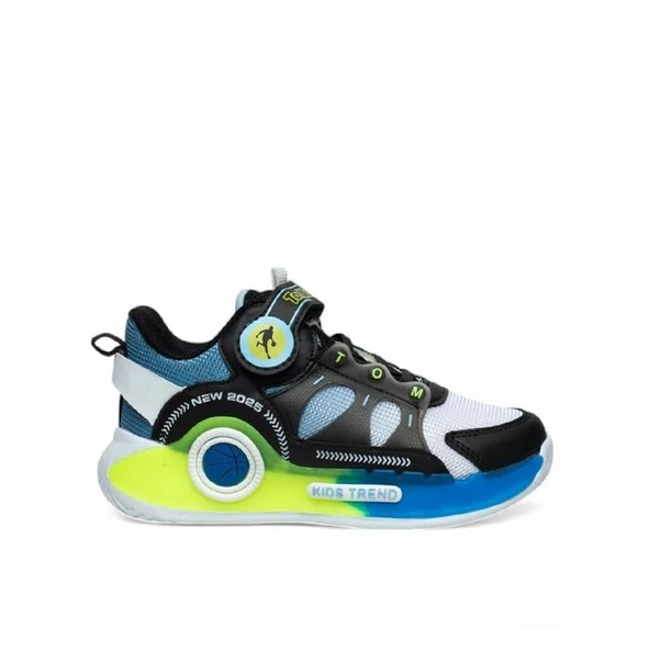 Trend Adımlar Beyaz Erkek Çocuk Ultra Hafif Yarım Boğaz Sneaker - 1