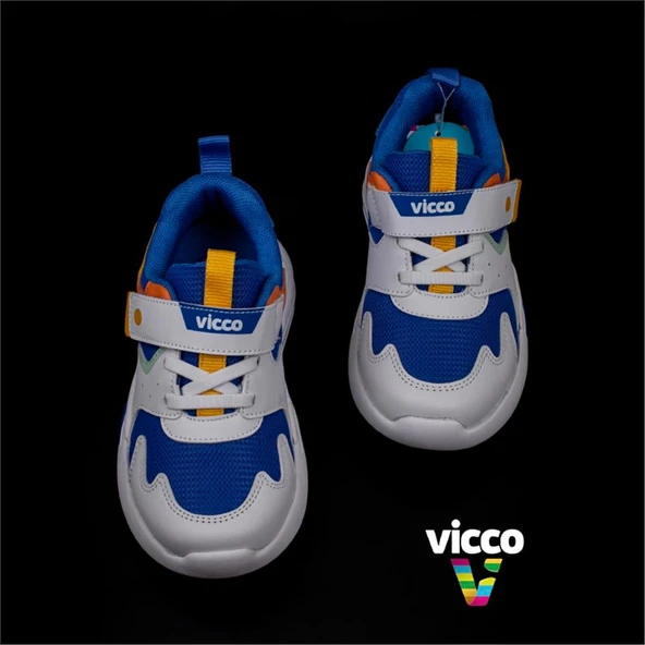 Vicco Saks Mavi Birdy Unisex Çocuk Hafif Sneaker - 5