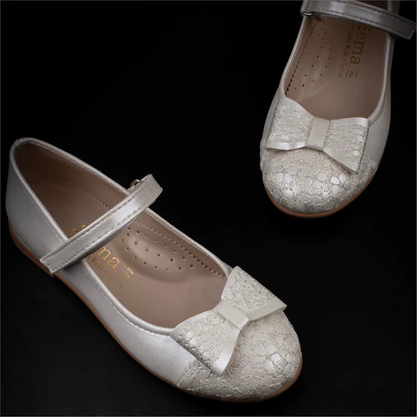 M2S Sedef Kız Çocuk Fiyonklu Babet - Resim 5