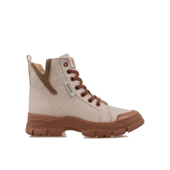 Trend Adımlar Krem Yulia Kız Çocuk Casual Bot ürün görseli