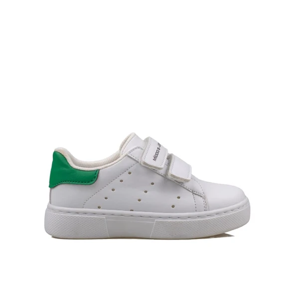 Trend Adımlar Yeşil Erkek Çocuk Mevsimlik Cırtlı Sneaker - 1