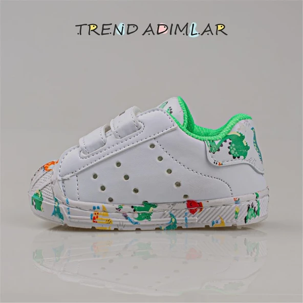 Trend Adımlar Yeşil Hero İlk Adım Bebe Sneaker - 3