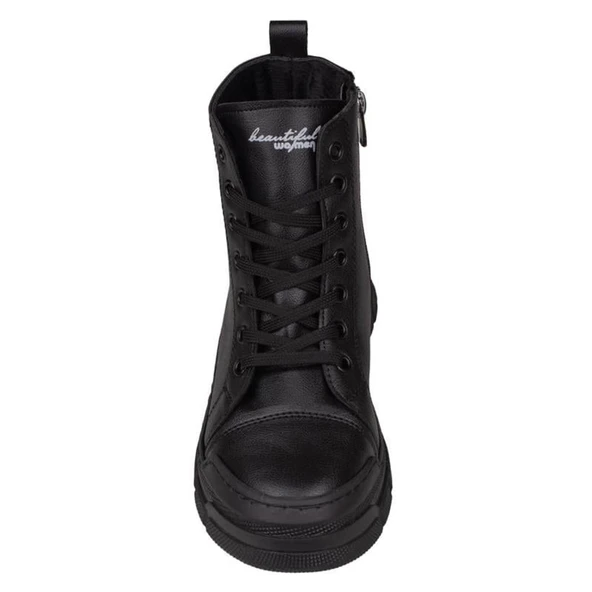 Trend Adımlar Siyah Dritto Kız Çocuk Casual Bot - Resim 4