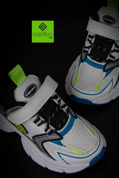 Pepino Beyaz Kalın Taban Blanc Unisex Çocuk Sneaker - 5