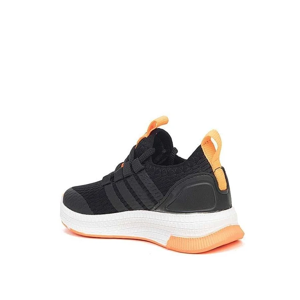 Trend Adımlar Turuncu Unisex Patik Lastikli Çocuk Spor Ayakkab - Resim 3