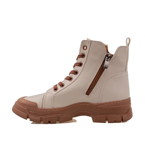 Trend Adımlar Krem Yulia Kız Çocuk Casual Bot - Resim 3