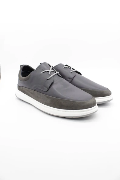 %100 Deri Bağcıklı Casual Ayakkabı 1033250117 - Resim 2