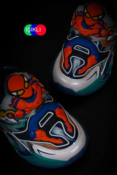 Pepino Turuncu Erkek Çocuk Patik Işıklı Sneaker - 4