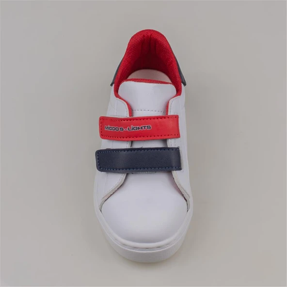 Trend Adımlar Lacivert Erkek Çocuk Mevsimlik Cırtlı Sneaker - Resim 4