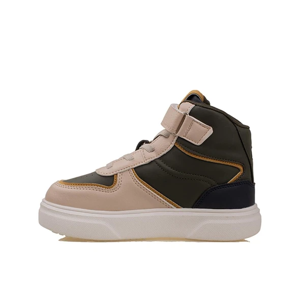 Pinokyo Haki Memory Foam Hafif Çocuk Boğazlı Sneaker - 3