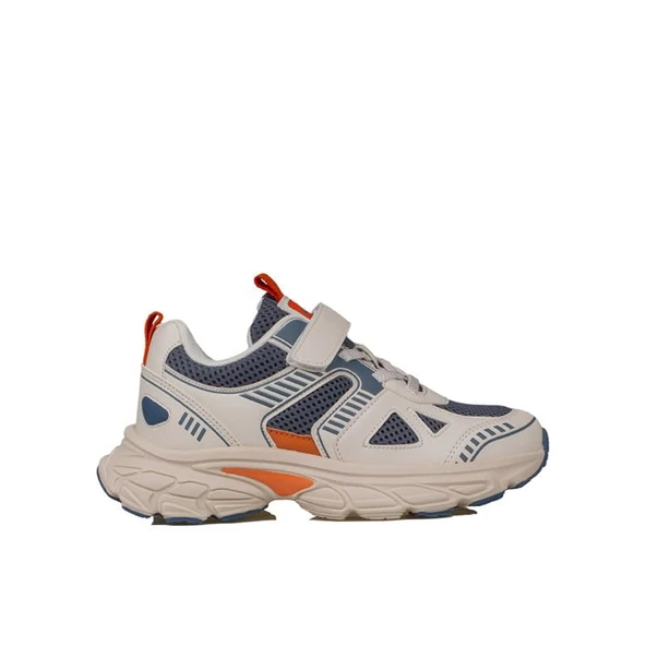 Pepino Krem Kalın Kaymaz Taban Hafif Çocuk Sneaker - 1