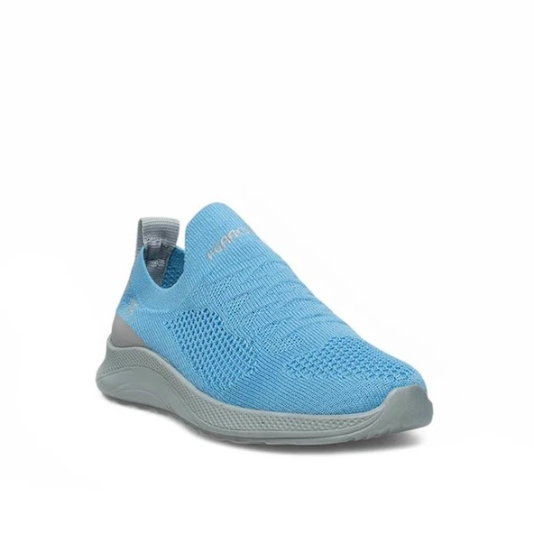 Trend Adımlar Turkuaz Bağcıksız Unisex Çocuk Sneaker - 2