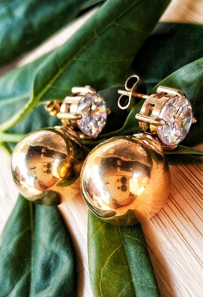 Monalisa Home Gold  Lüks Gösterişli Figürlü  Küpe ürün görseli 1