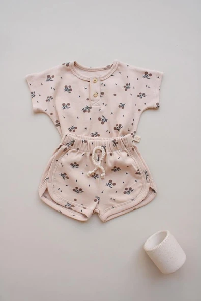 Zeytin Baskı Kaşkorse Alt Üst Takım ürün görseli