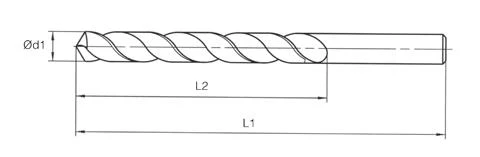 MTE HSS DIN 338/R-N SİL.SAPLI KISA MAT. UCU-HADDELİ 8 mm - Resim 2