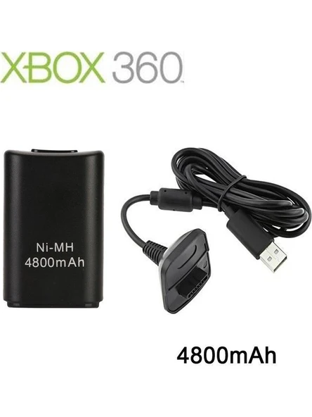 Starx Xbox 360 Gamepad Kol Şarj Kiti Batarya Şarj Kablosu - Resim 3