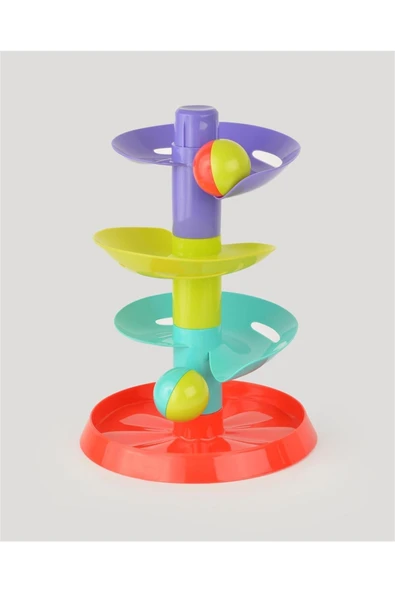 Let s Be Child Renkli Top Yuvarlama Kulesi