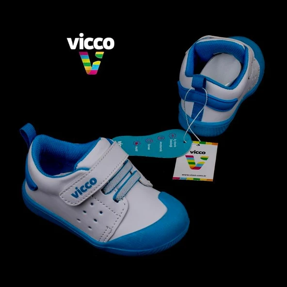 Vicco Mavi Oli Basic Unisex İlk Adım Günlük Ayakkabı - Resim 7